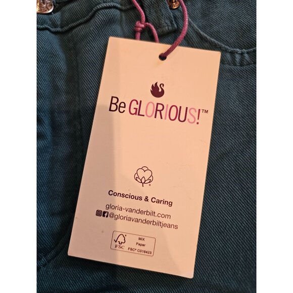 Gloria Vanderbilt Amanda Jeans Classic Rise Tapered Leg Stretch Blue Sz 4 NWT - Picture 9 of 14